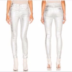 MOTHER Silver Linings Ankle jeans